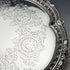 1899年 英国アンティーク 純銀製サルヴァ カードトレイ 直径22cm 315g Mappin Brothers